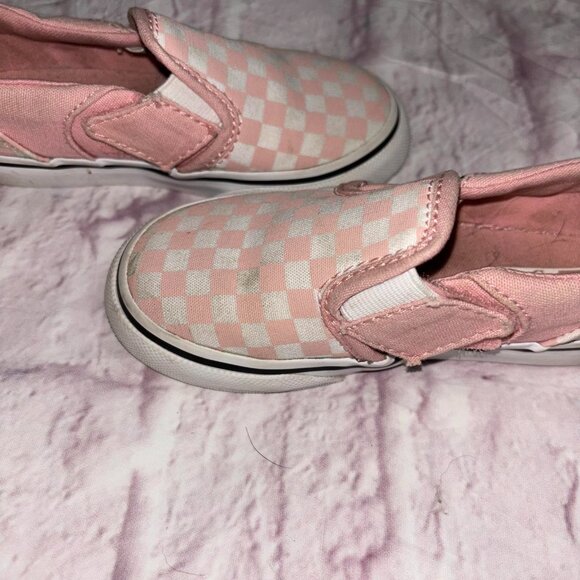 Vans Pink Toddler Size 9 Shoes - Picture 4 of 4